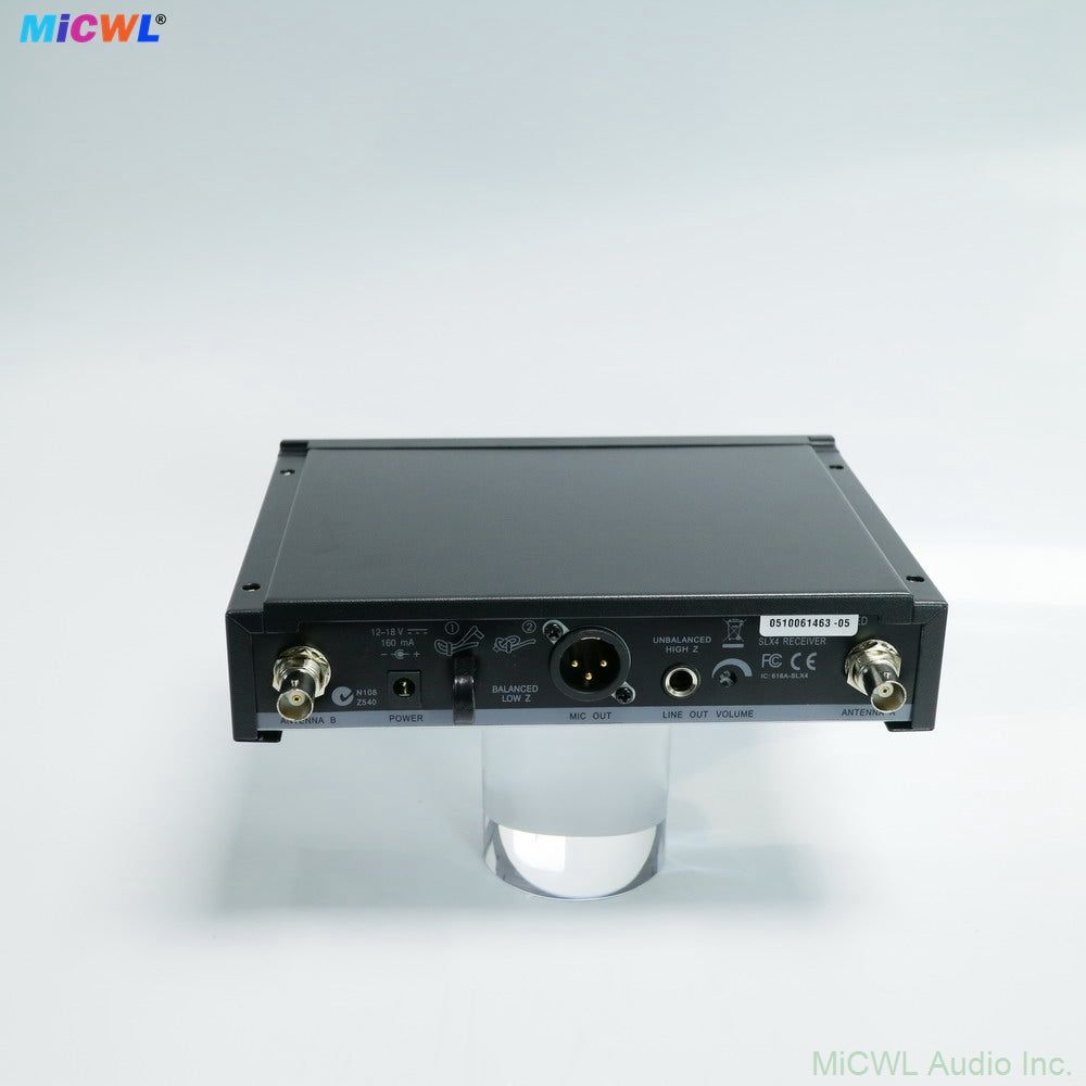 SLX14 Wireless UHF Instrument Mic System – Beta98 Clip-on, SLX1 Bodypack, SLX4 Receiver