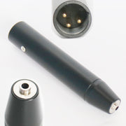 3.5mm to XLR Converter Phantom Power Adapter Preamp For Sennheiser Microphones MZA900P or all Jack Stereo Mono Mic