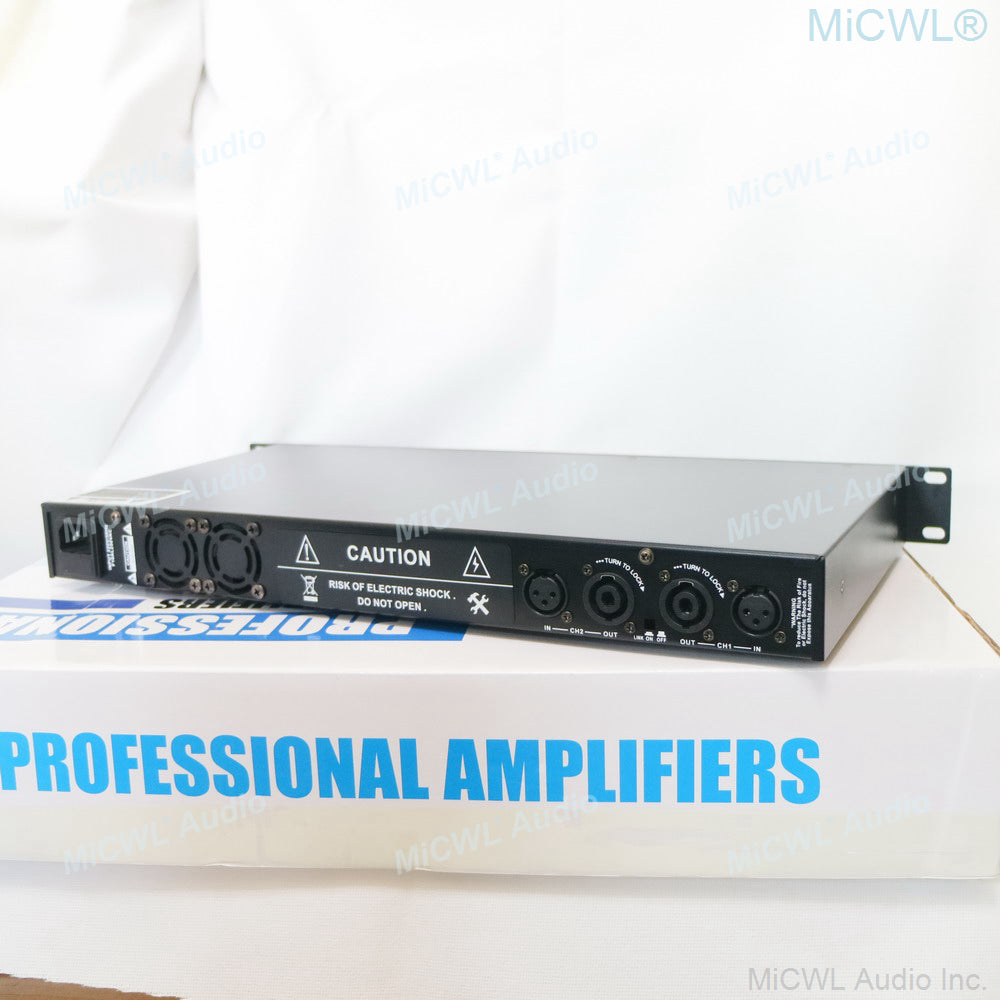 CA6200 2600W 2-Channel Digital Pro Amplifier 1U Rack
