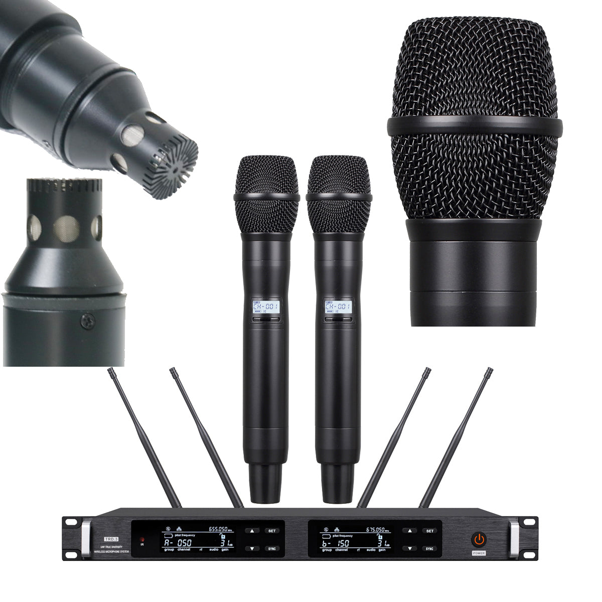 KSM9-II Dual-Channel UHF Digital Wireless Microphone System with KSM9-II Core Metal Handhelds