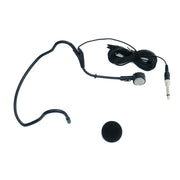 HT747 Dynamic Cardioid Headset Microphone – 6.35mm/3.5mm Wired Hanging Headworn Mic
