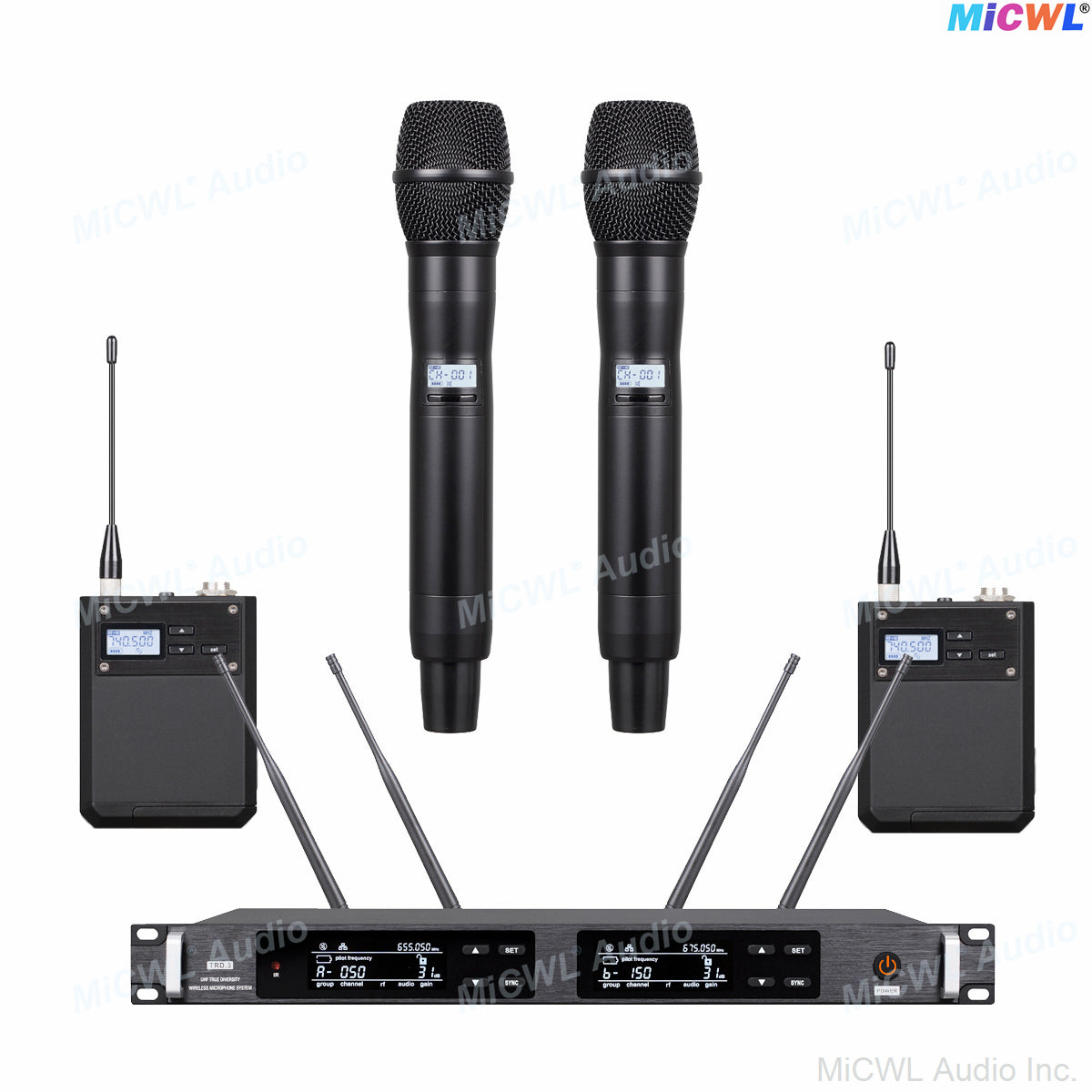 ULXD4D 2-Channel Digital Wireless Microphone System with 2 KSM9 Mics Kits