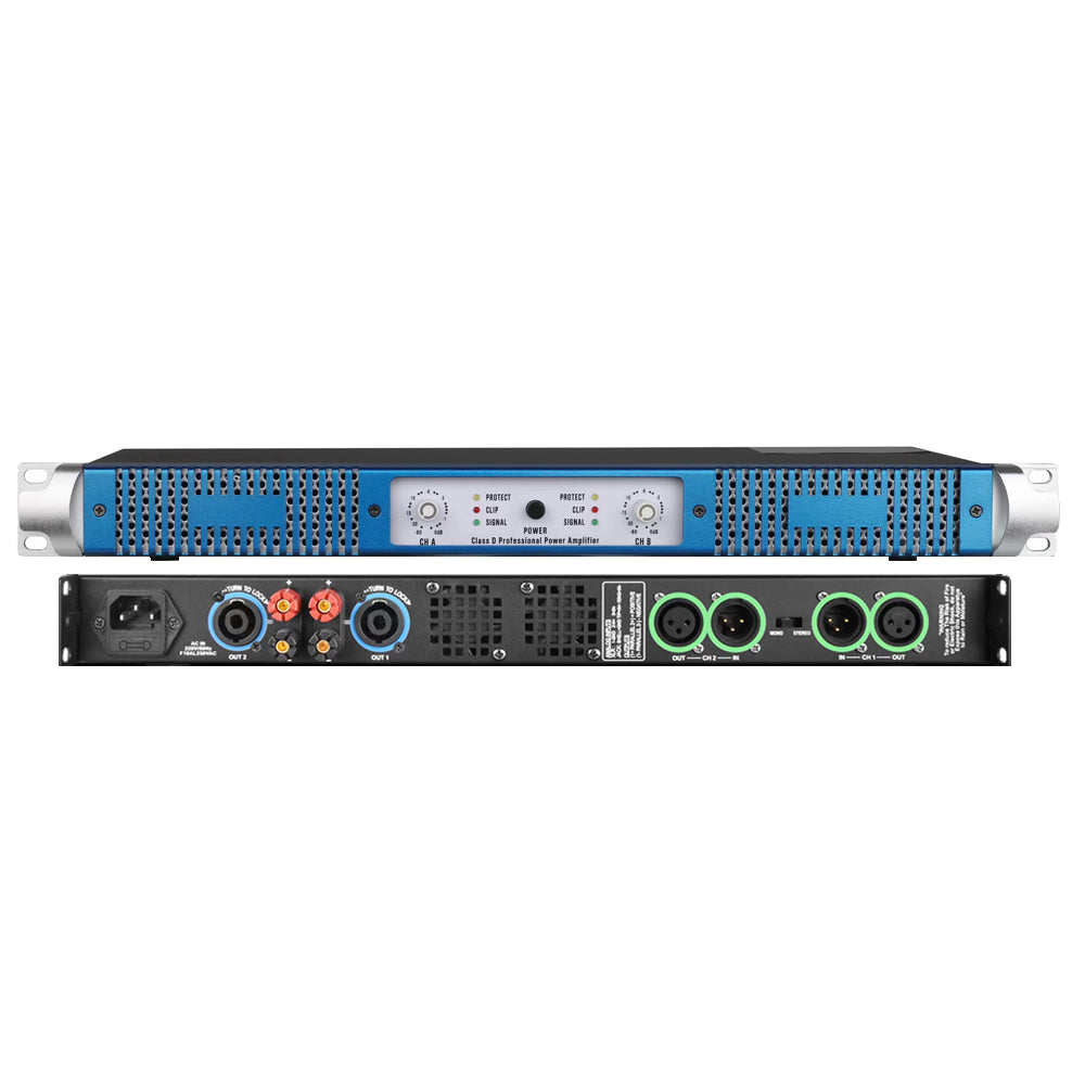 CA6200-Blue 2000W 2-Channel Digital Power Amplifier 1U Rack