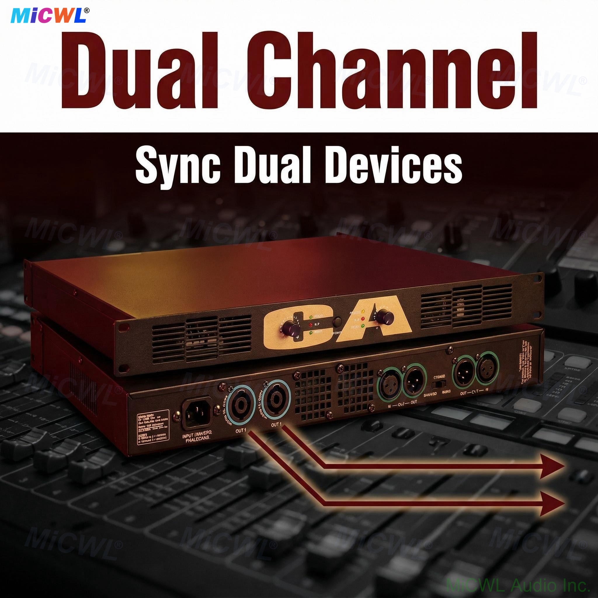 1800W 2-Channel 1U Digital Power Amplifier – 450W RMS per Channel @ 8Ω, Rack-Mount for Stage, KTV, Bar