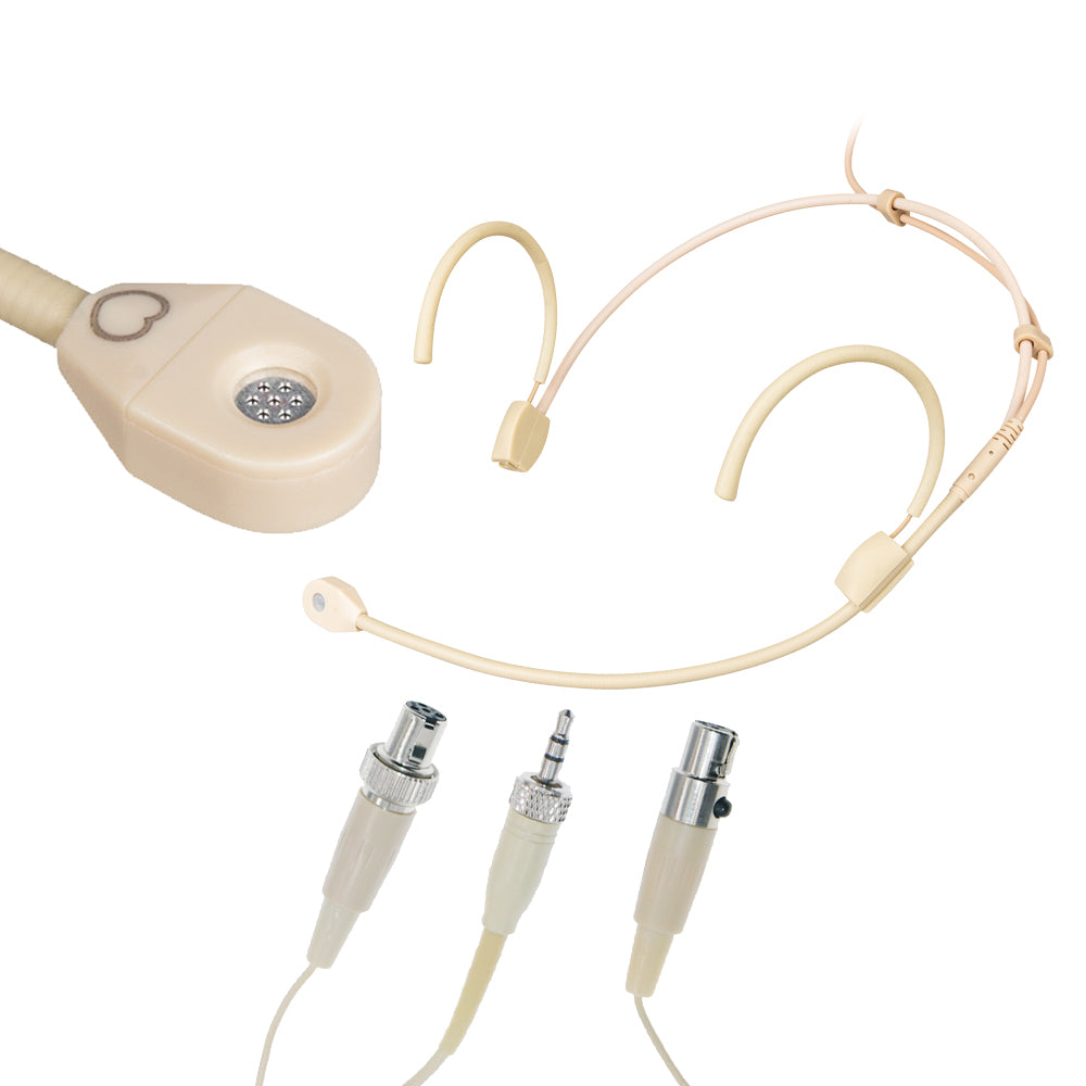 BetaCC Cardioid Uni-Directivity Headset Microphone For Shure Sennheiser AKG Samson 3Pin 4Pin 3.5mm Jack Plug Option