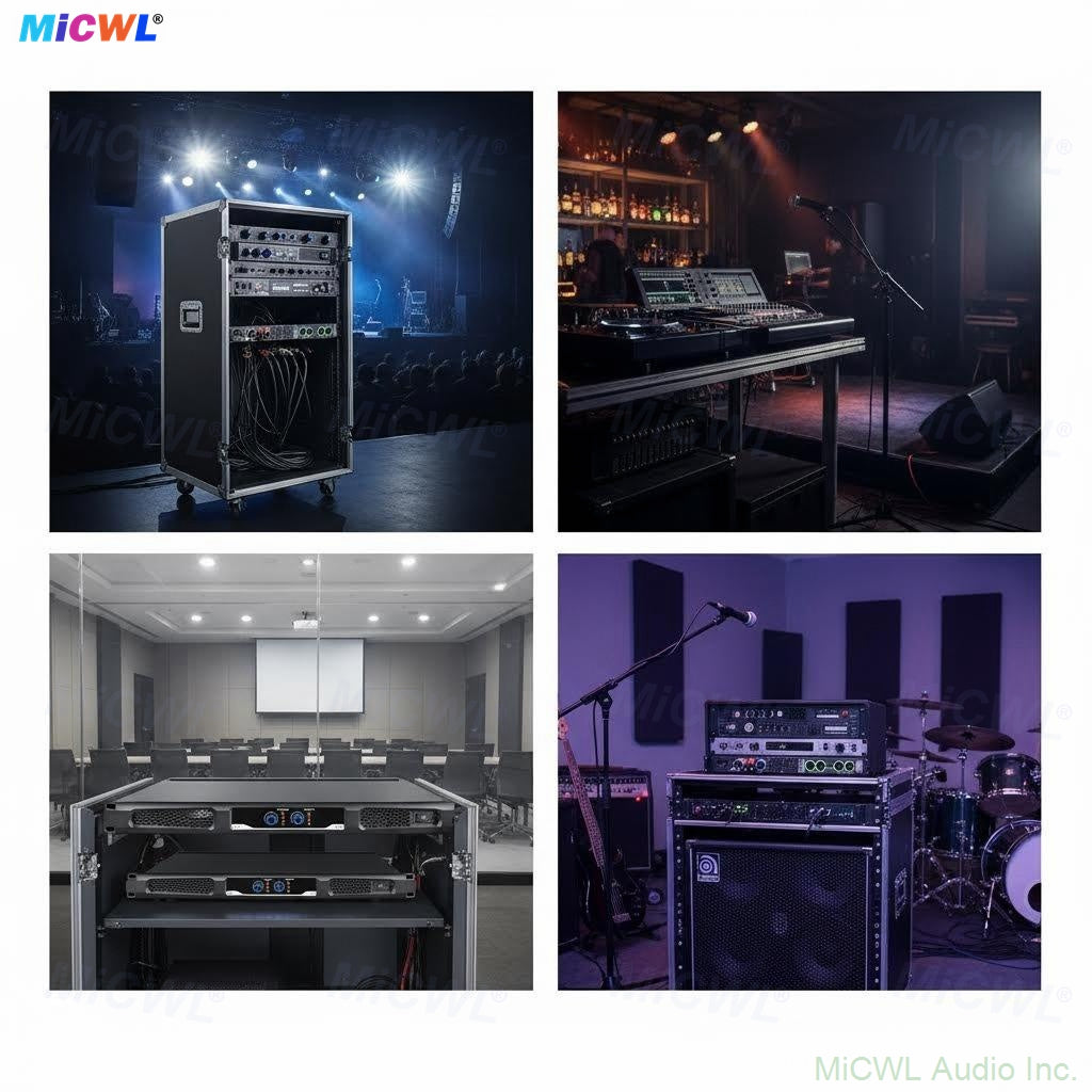 Professional XLC-21300 2 Channel Digital Power Amplifier 2600W For Stage DJ Karaoke 1U Rack
