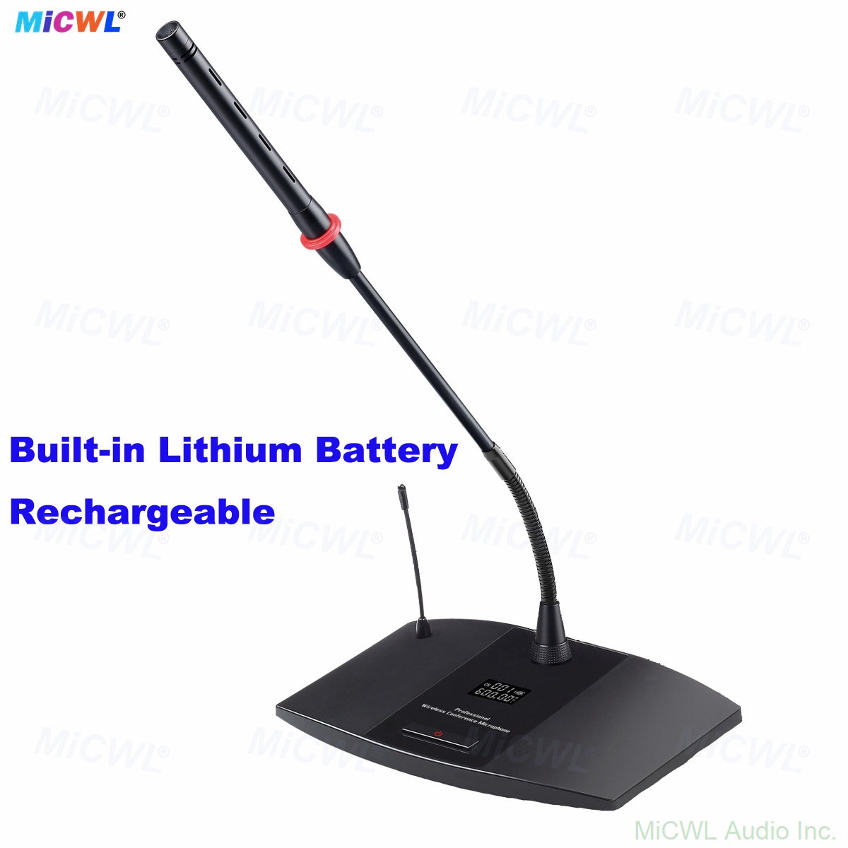 MiCWL D800 Rechargeable 8-Channel Conference System