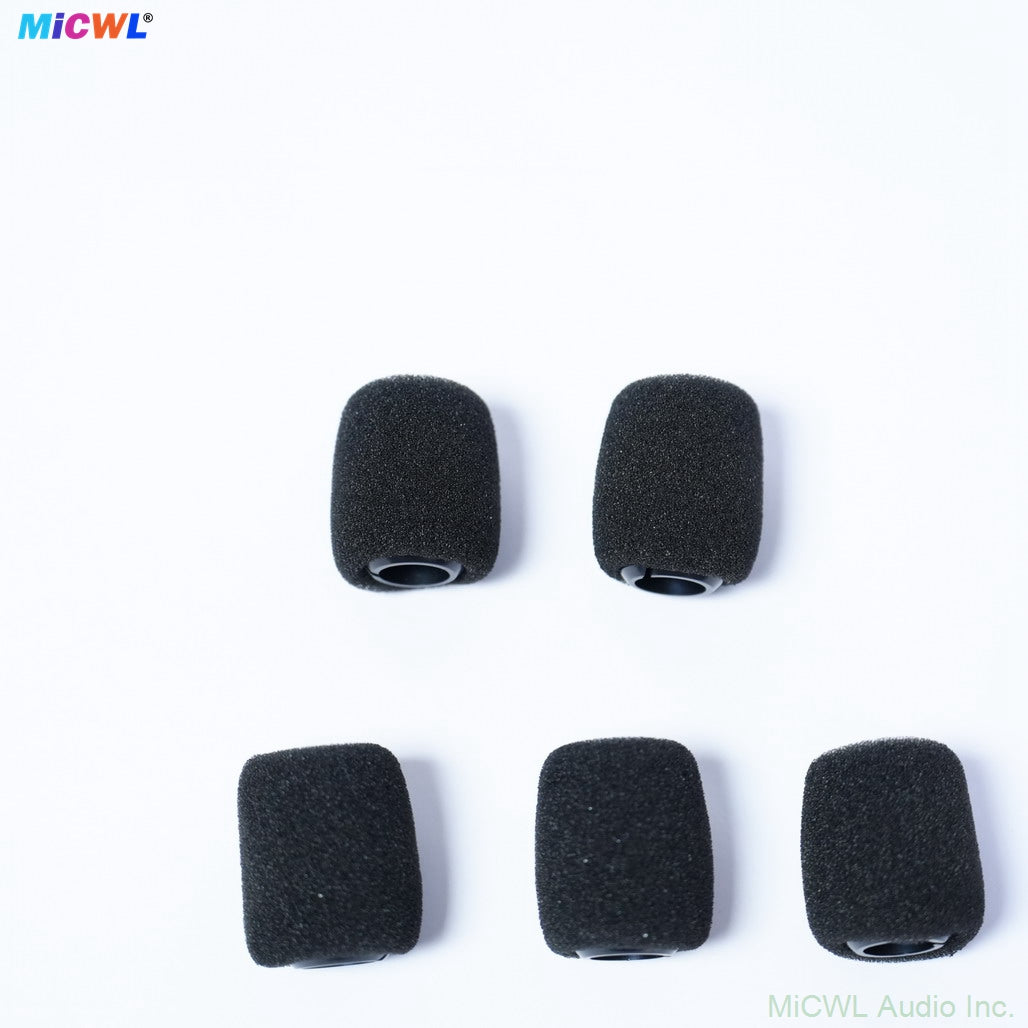 10-Pack  Cover Foam Windscreen For Shure Beta98 MX412 MX418 and Similar Size Built-in Plastic Shell