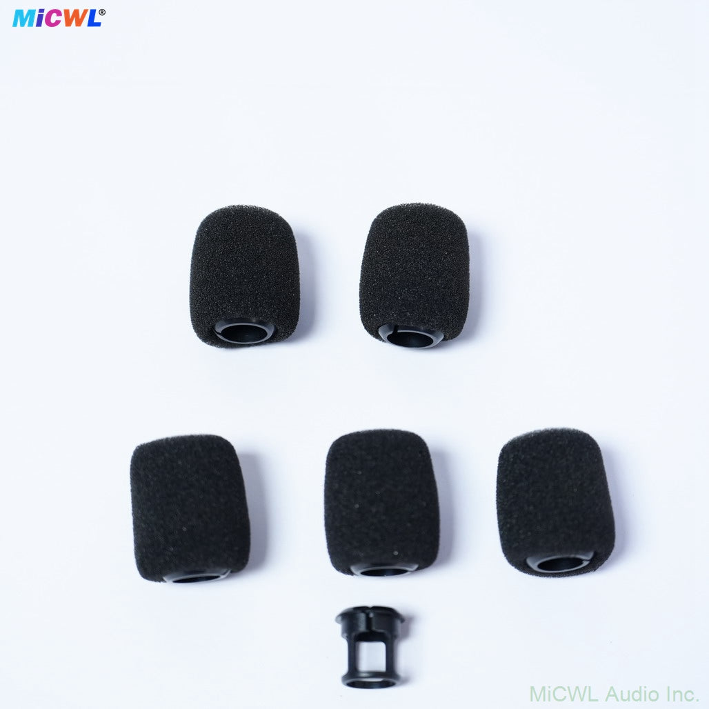 10-Pack  Cover Foam Windscreen For Shure Beta98 MX412 MX418 and Similar Size Built-in Plastic Shell