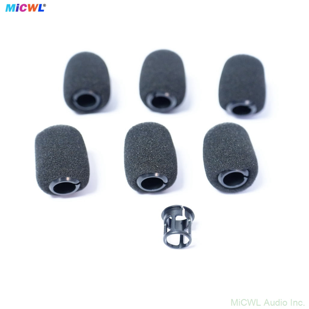 10-Pack  Cover Foam Windscreen For Shure Beta98 MX412 MX418 and Similar Size Built-in Plastic Shell