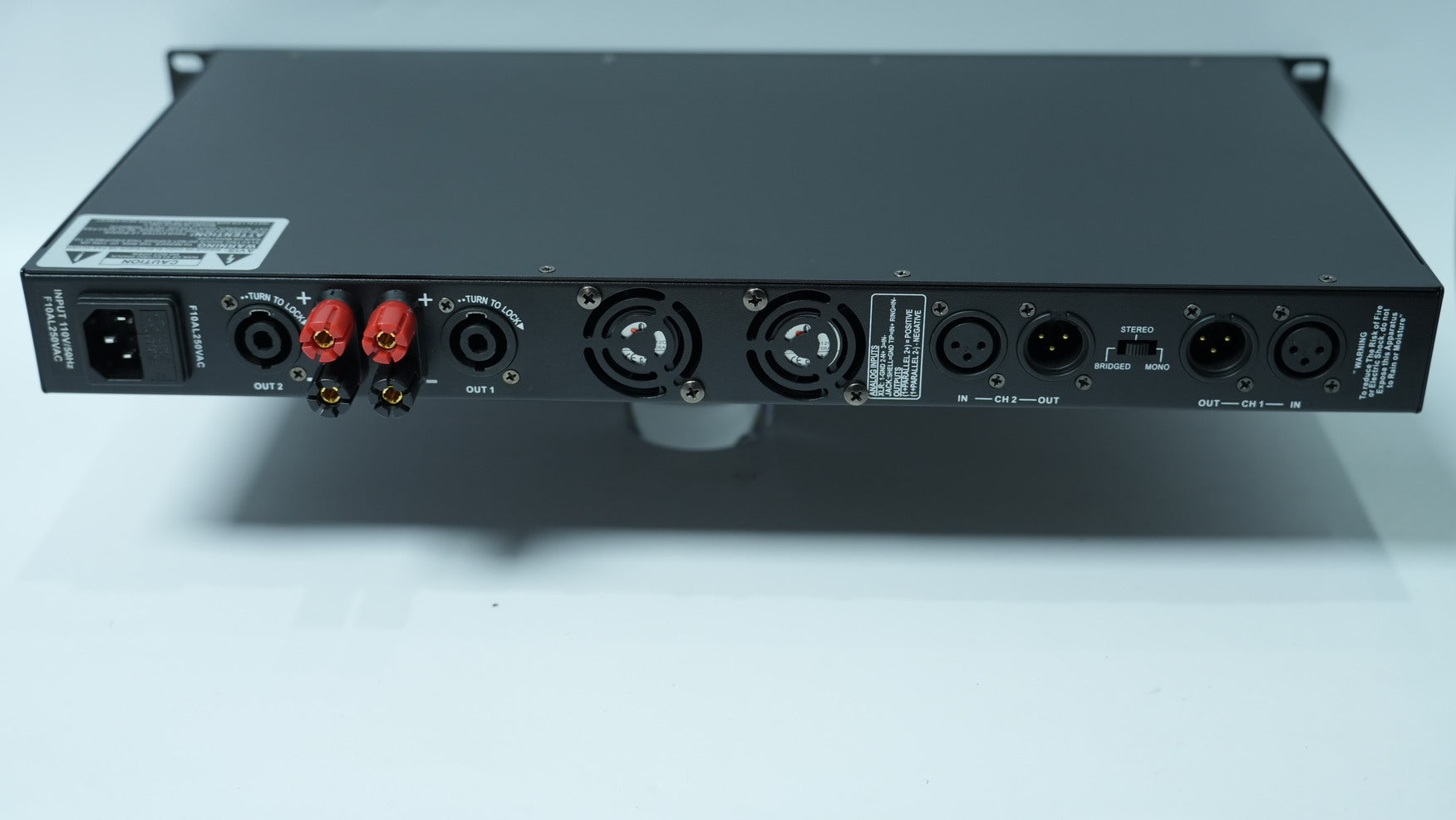 MiCWL CA4000 4000W 2-Channel Bridgeable Digital Pro Amplifier 1U