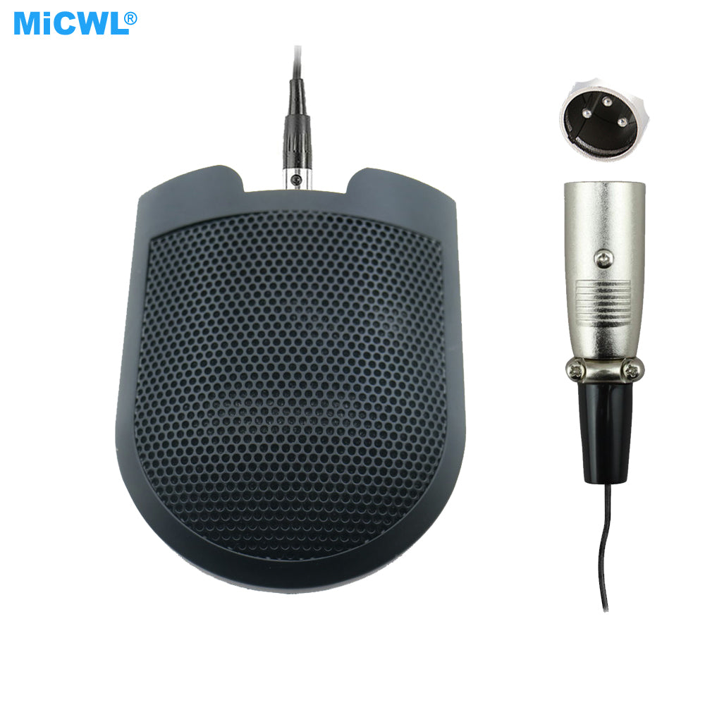 MiCWL BM-630 Hypercardioid Boundary Conference Microphone – XLR Phantom Power, 6m Cable