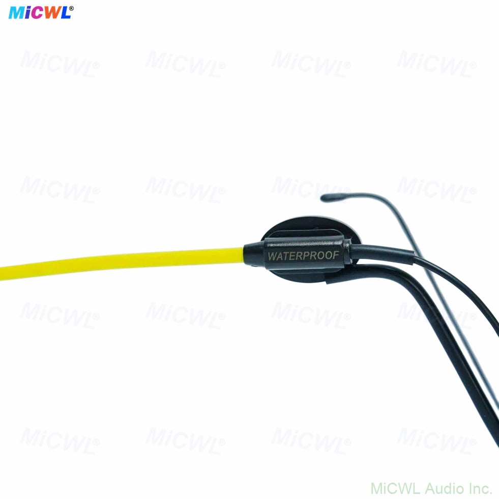 HT747 Waterproof Omni Headset Microphone for Shure/Sennheiser/AKG Wireless BodyPack & PC 3.5mm