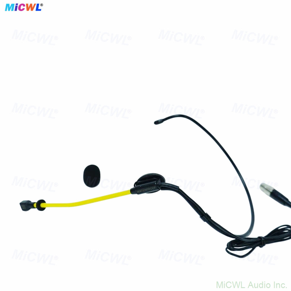 HT747 Waterproof Omni Headset Microphone for Shure/Sennheiser/AKG Wireless BodyPack & PC 3.5mm