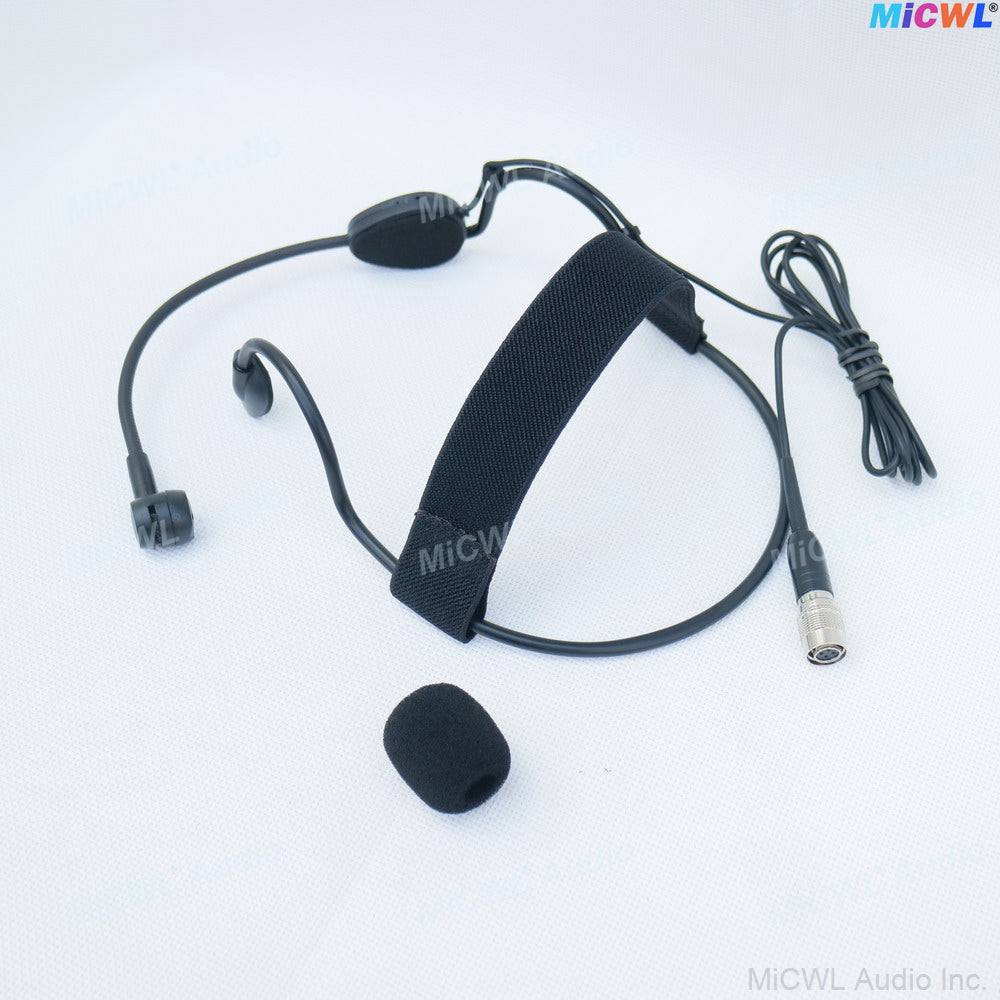 Premium ME3 Black Cardioid Headset Mic for Shure/Sennheiser/AKG Wireless BeltPack & PC