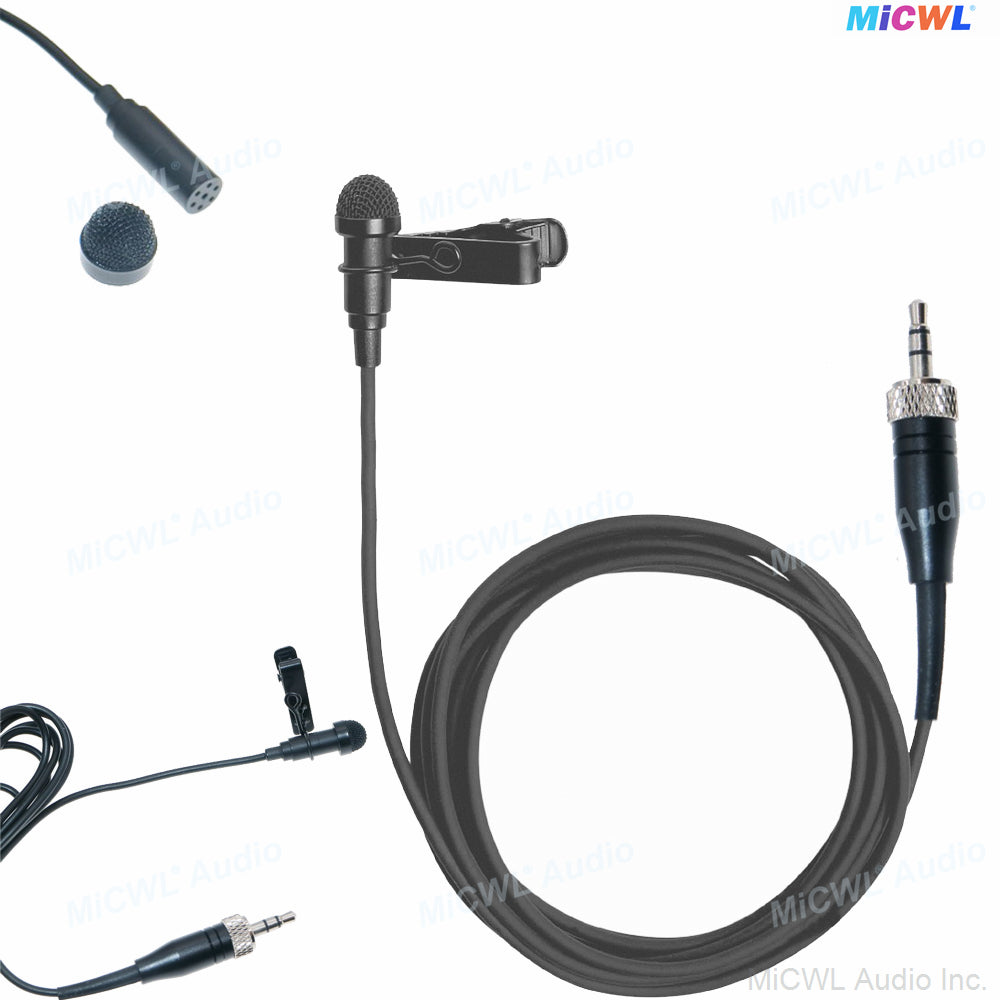 New Generation MKE2 Lavalier Microphone for Sennheiser/Shure/AKG/Samson Wireless PC with Multi-Connectors 3.5mm Stereo TA4F TA3F