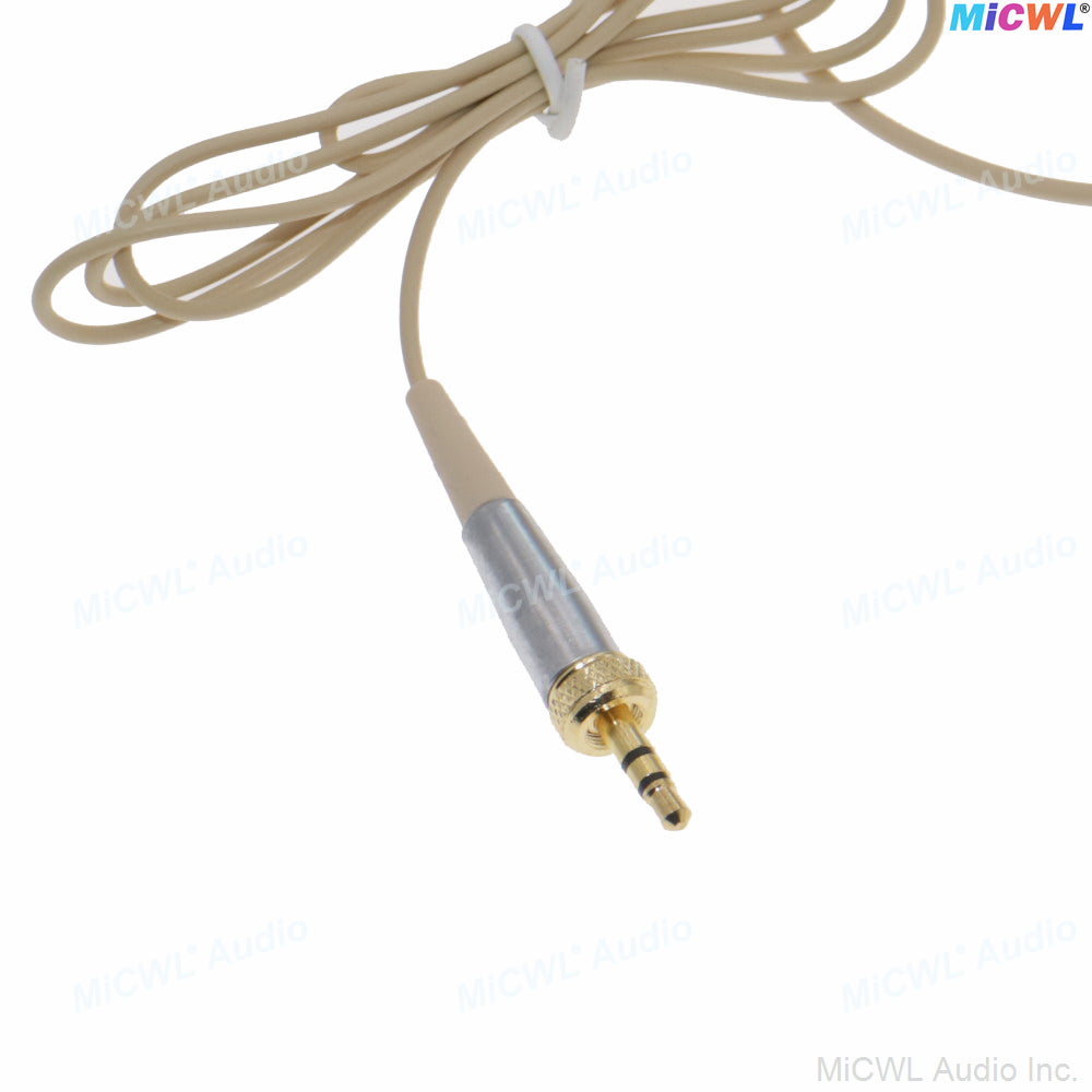 MiCWL S630 Premium Cardioid Beige Headset Microphone for Sennheiser – 3.5mm Stereo Lock