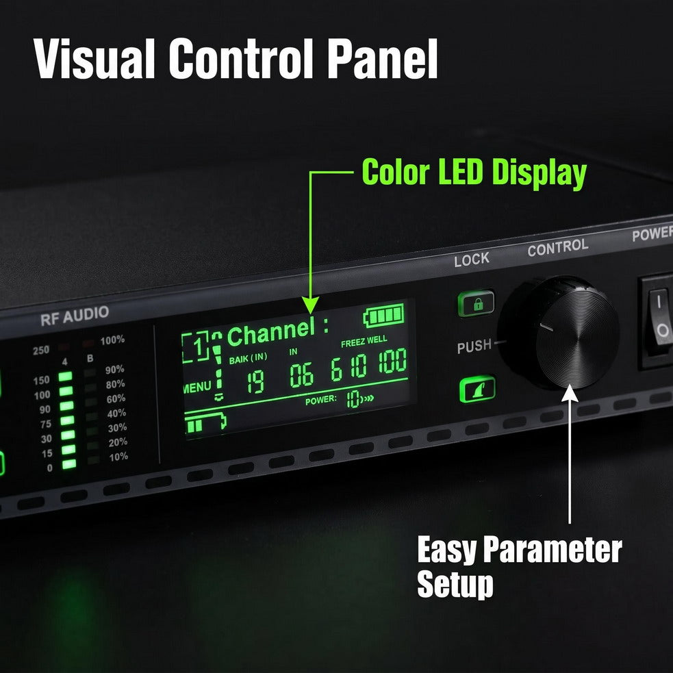 AD4Q 4-Ch 4 KSM9 Wireless Microphone System