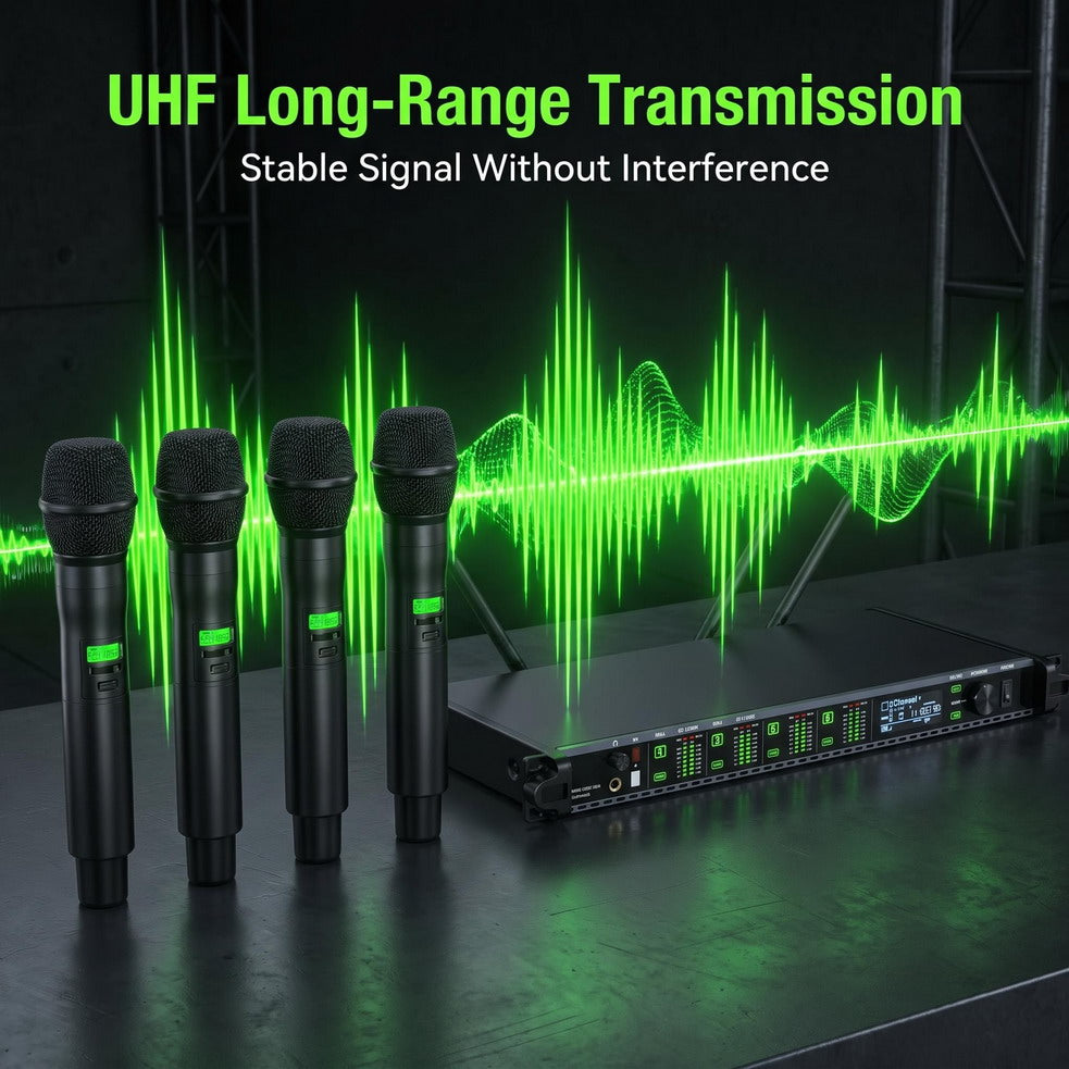 AD4Q 4-Ch 4 KSM9 Wireless Microphone System