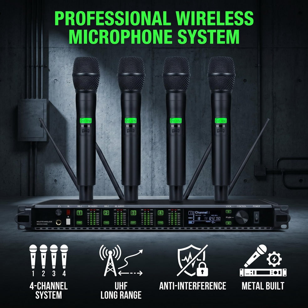 AD4Q 4-Ch 4 KSM9 Wireless Microphone System