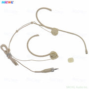 OM12 Foldable Dual Ear-Hook Headset Microphone For Sennheiser G2 G3 G4 Omnidirectional Headworn