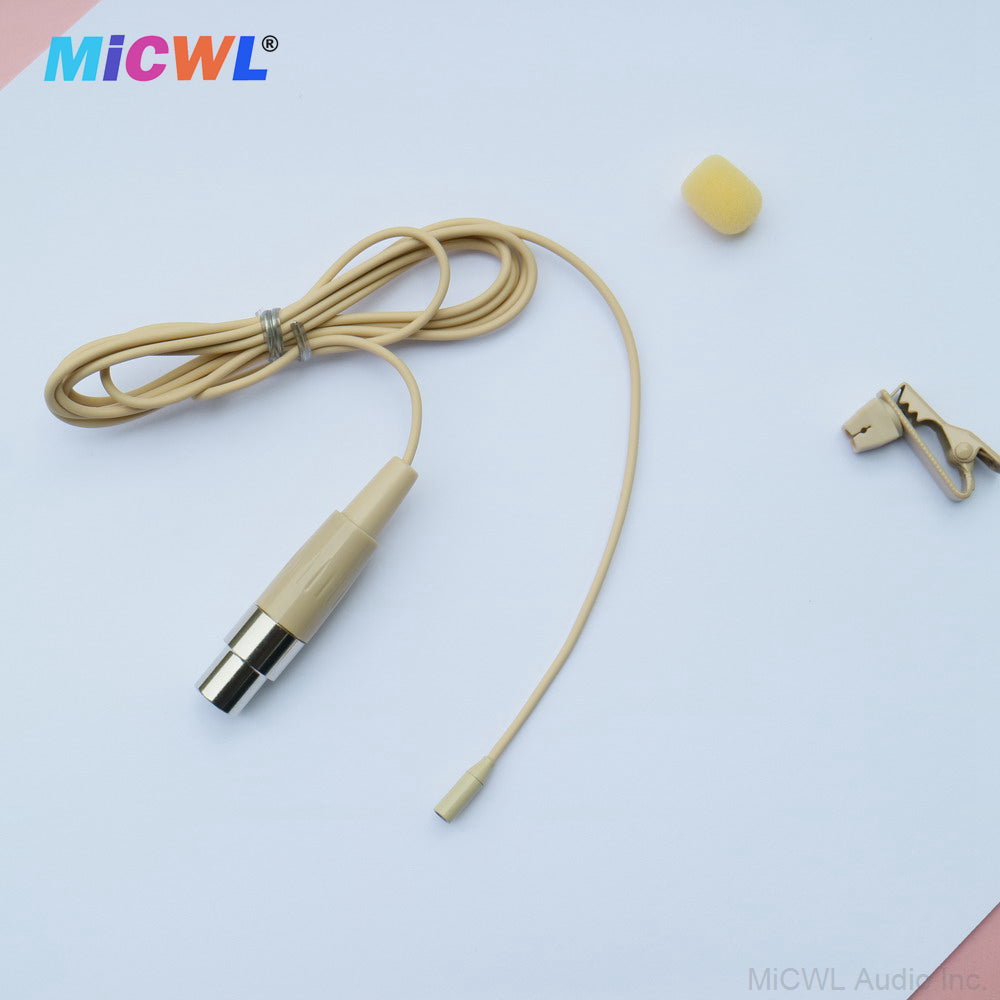 TL48 Mini Lavalier Microphone for AKG Samson Bodypack Transmitters Mini XLR 3Pin