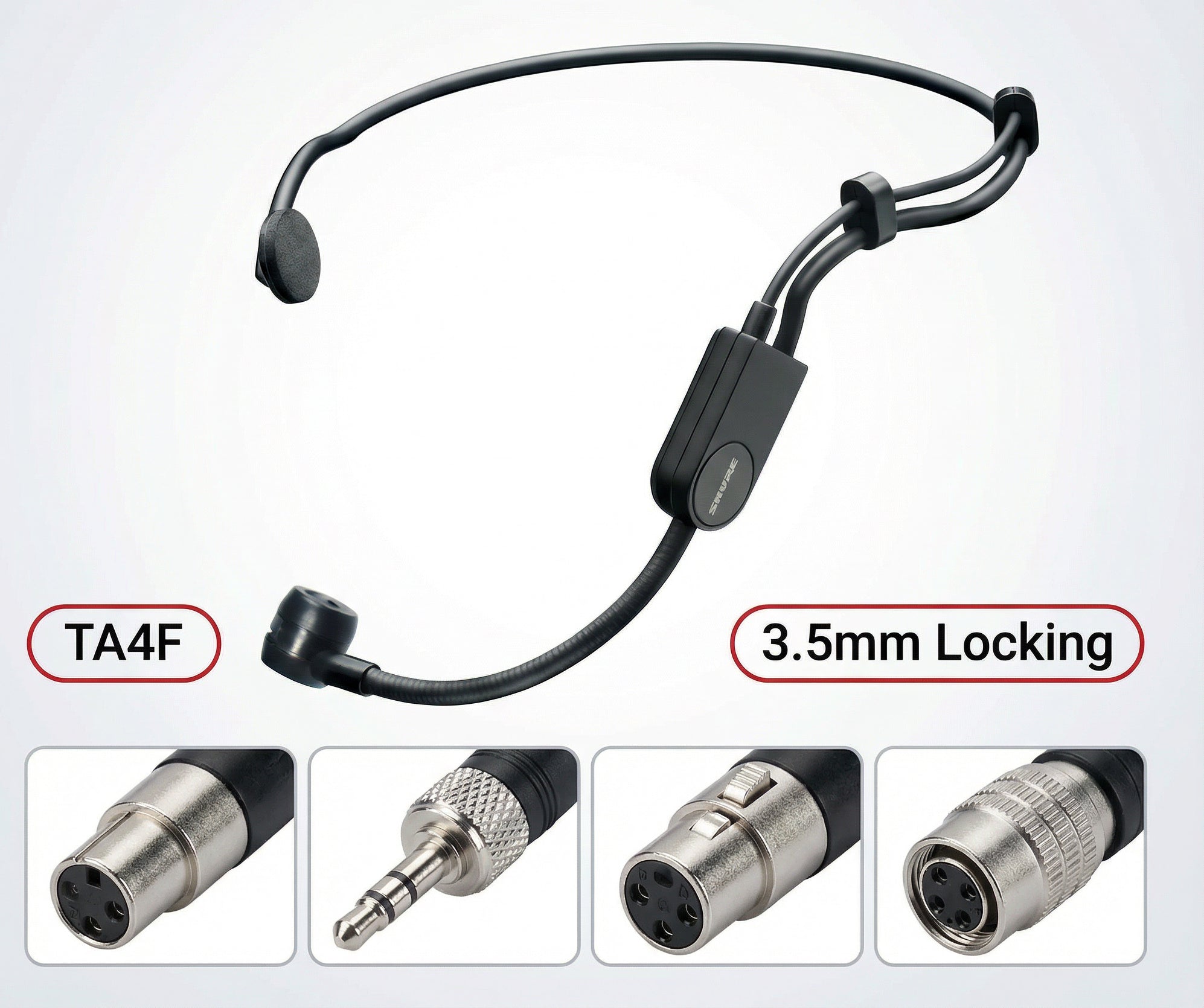 PGA31 Cardioid Headset Microphone for Shure Sennheiser AKG Wireless BodyPack Systems