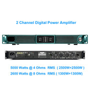 MiCWL PX1200S 5000W Professional Power Amplifier Digital AMP