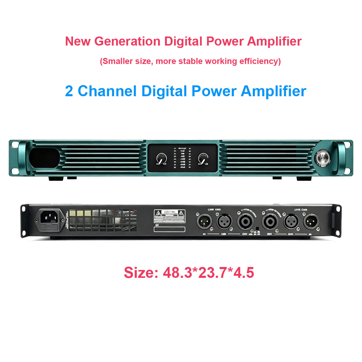 MiCWL PX1200S 5000W Professional Power Amplifier Digital AMP