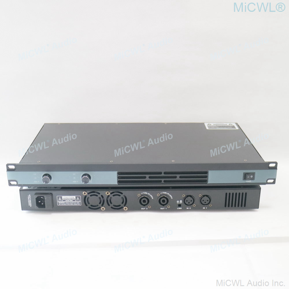 CA6200 2600W 2-Channel Digital Pro Amplifier 1U Rack