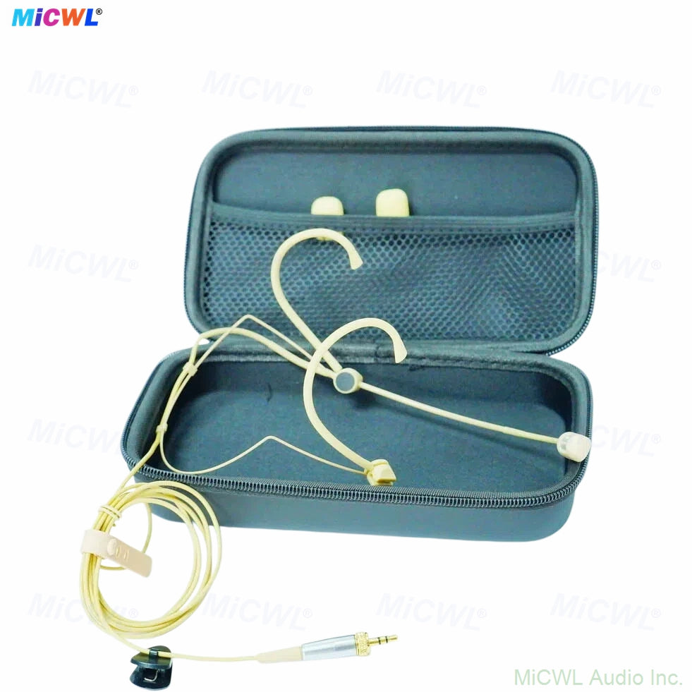 Best Beta54 Cardioid Headset Microphone for Shure Sennheiser AKG MiPRO Audio-Technica & PC –2 Windscreens Foam Beige