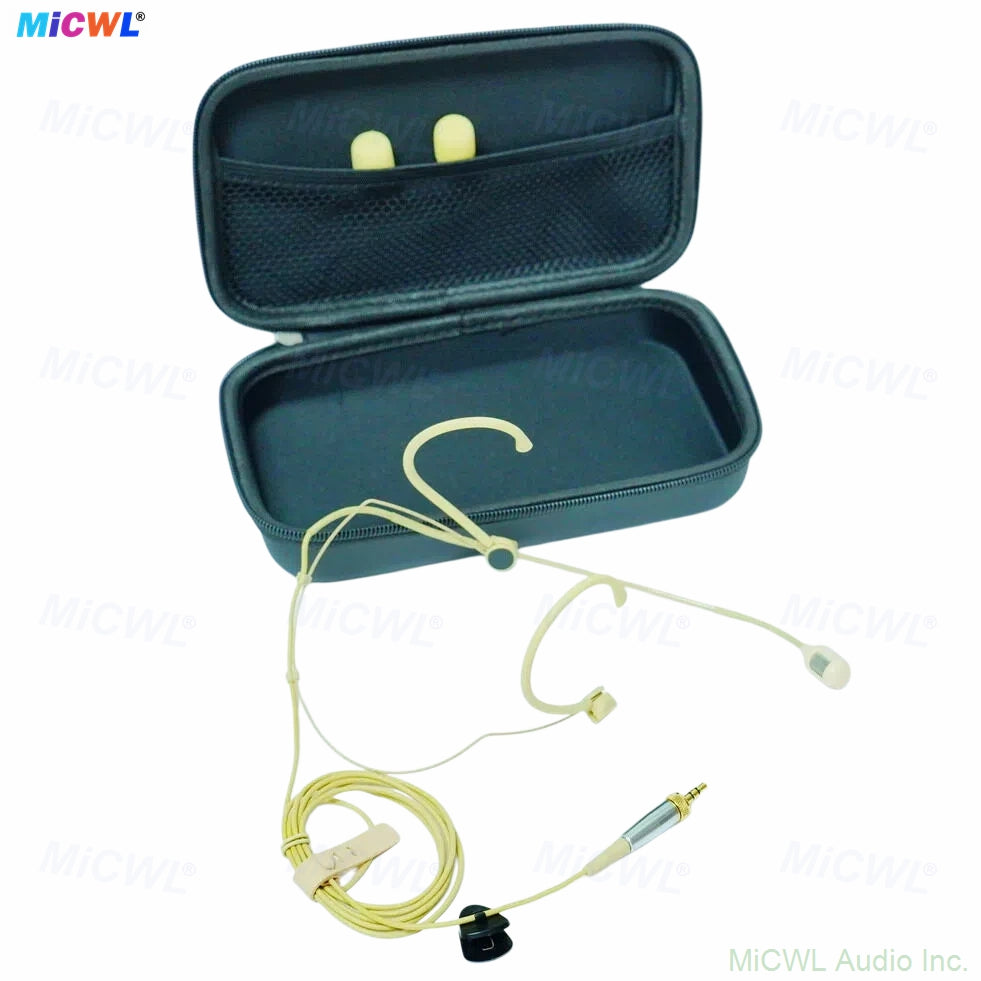 MiCWL S630 Premium Cardioid Beige Headset Microphone for Sennheiser – 3.5mm Stereo Lock