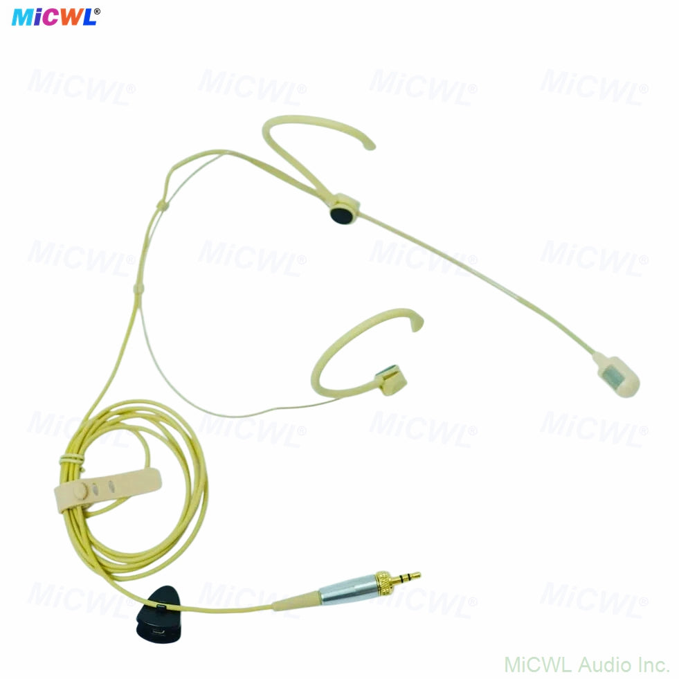 MiCWL S630 Premium Cardioid Beige Headset Microphone for Sennheiser – 3.5mm Stereo Lock