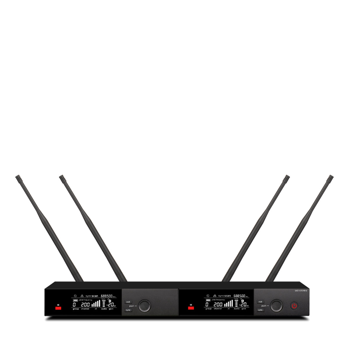 SLXD24D Dual-Channel UHF Digital Wireless Microphone System with 2 Beta58 Handhelds