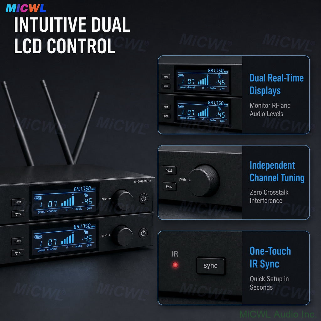 High Quality SLXD4D 2-Channel UHF Wireless System Dynamic Metal Microphone SLXD2 Beta58 Handheld Cordless MIC System