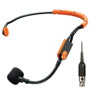 SM31FH Supercardioid Headset Microphone for Shure Wireless BeltPack TA4F Mini XLR 4‑Pin Orange‑Black