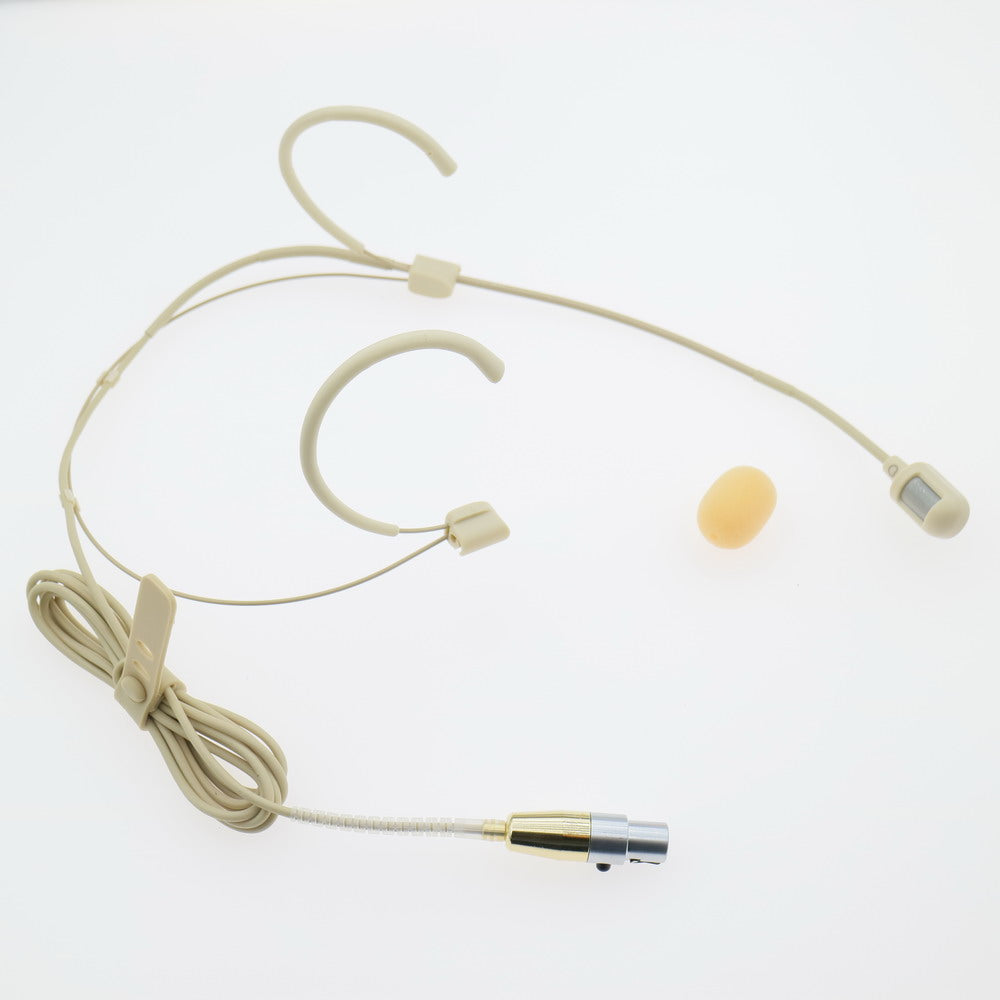 MiCWL S630 Premium Cardioid Beige Headset Microphone for Sennheiser – 3.5mm Stereo Lock