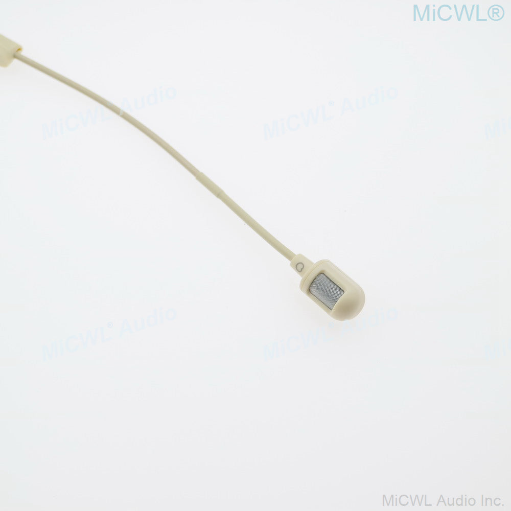 MiCWL S630 Premium Cardioid Beige Headset Microphone for Sennheiser – 3.5mm Stereo Lock