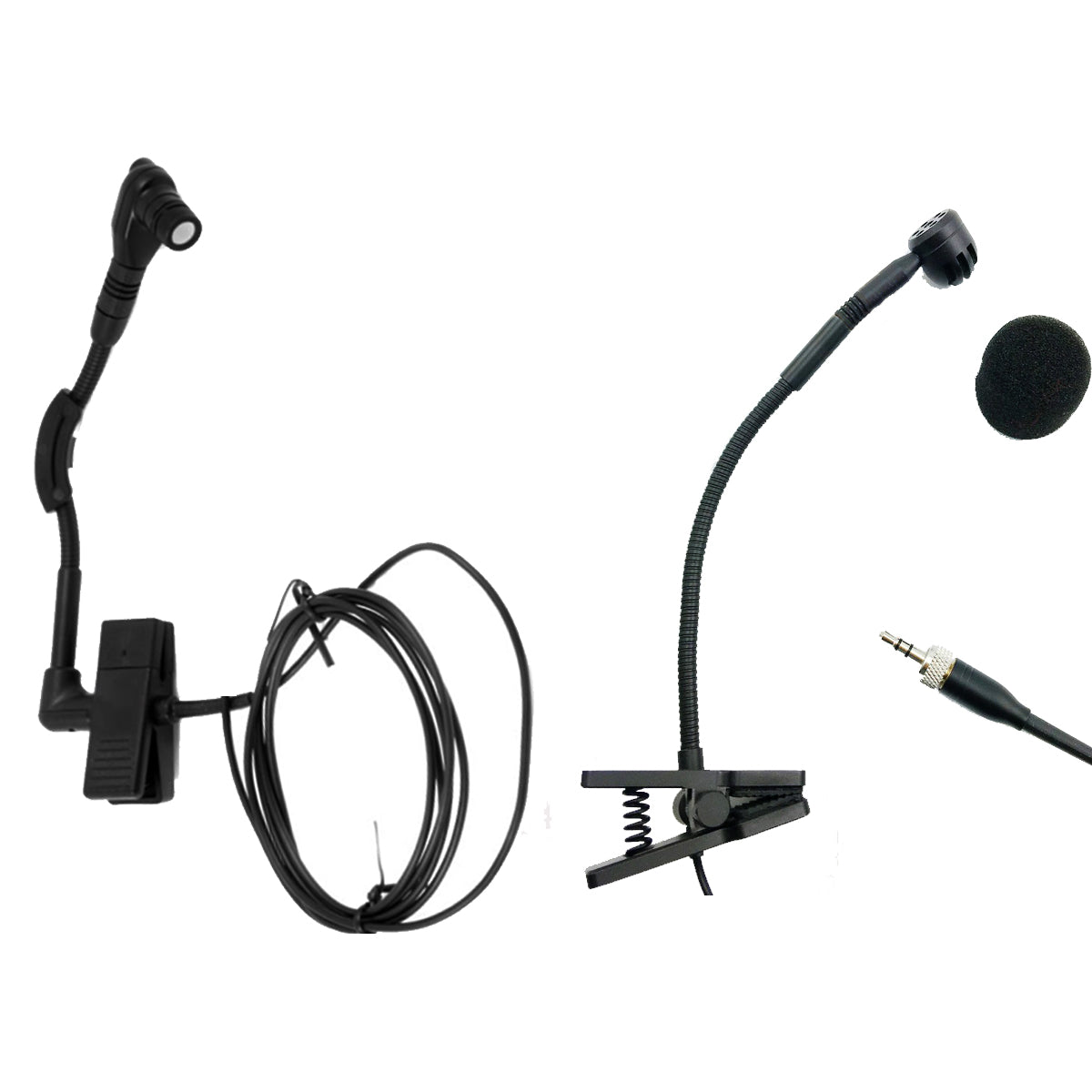e908 Flexible Instrument Lavalier Microphone for Sennheiser Shure AKG Wireless Bodypack Systems