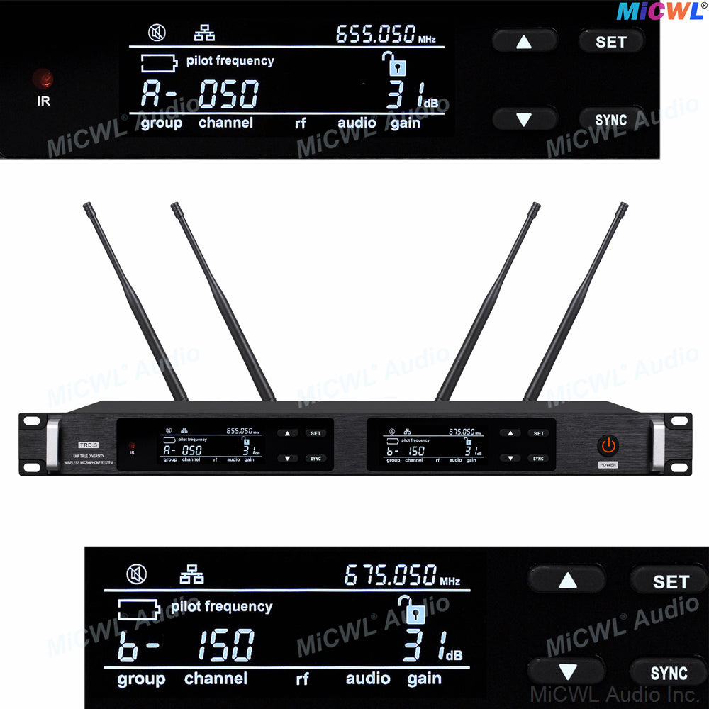 ULXD4D Dual-Channel UHF Digital Wireless Microphone System – 2× KSM9 Gold Capsule Handhelds