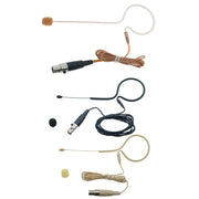 MX153 Omnidirectional Headset Microphone TA4F for Shure Wireless Transmitter - 3 Skin Tones Earset Mic