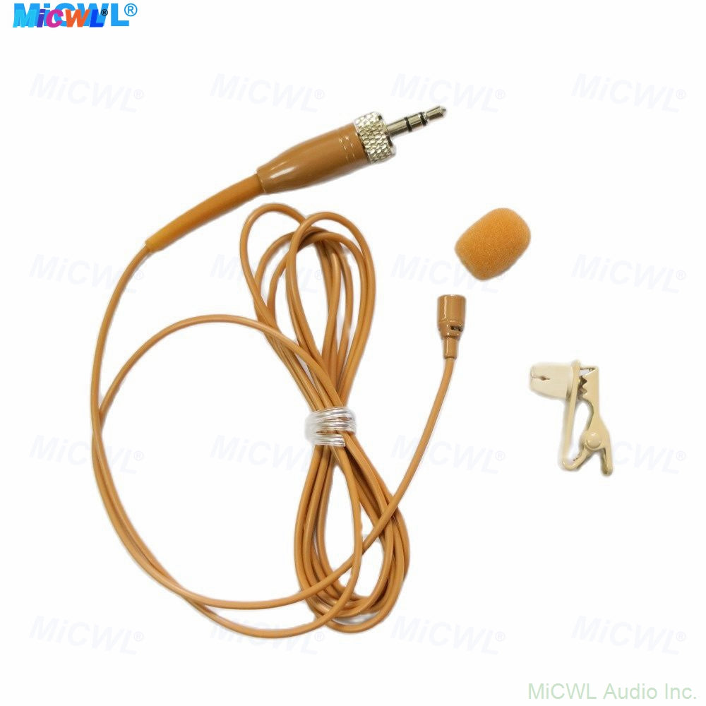 SM11 Tan Mini Lavalier Microphone For Sennheiser EW G2 G3 G4 Wirelss BodyPack