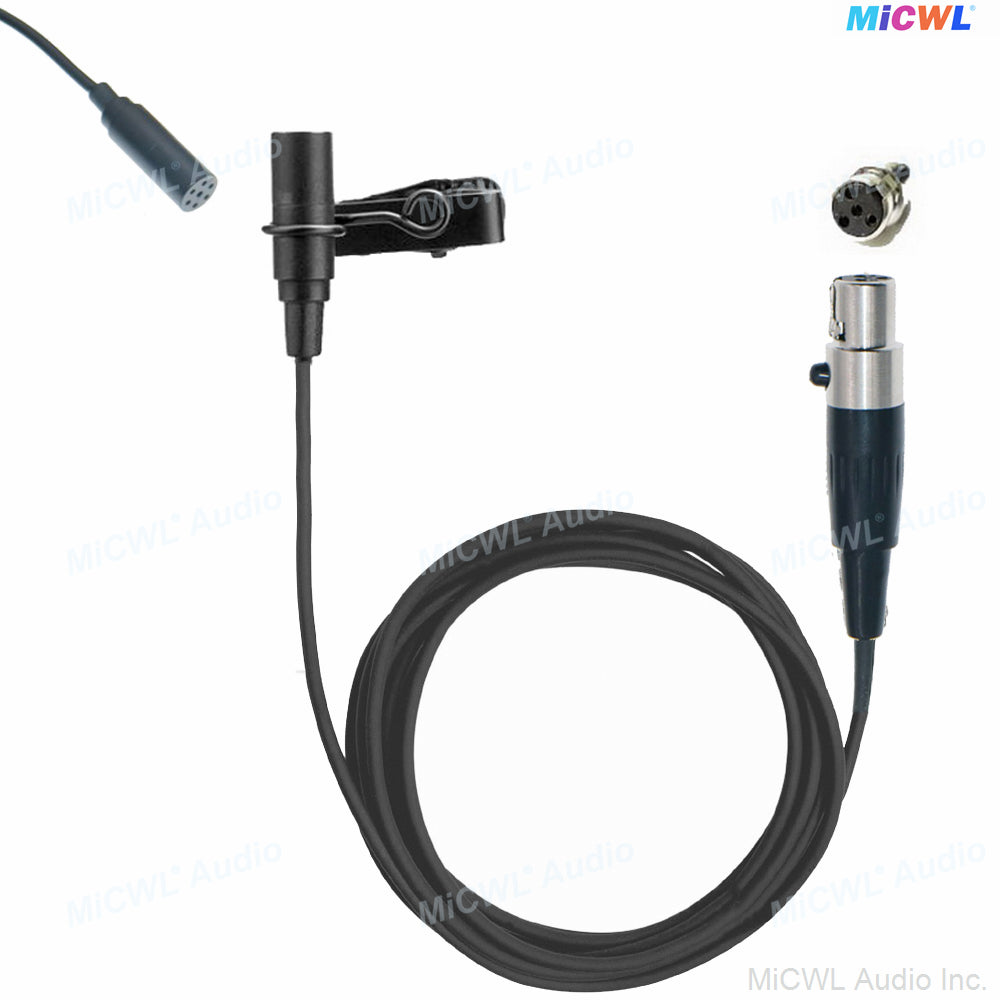 New Generation MKE2 Lavalier Microphone for Sennheiser/Shure/AKG/Samson Wireless PC with Multi-Connectors 3.5mm Stereo TA4F TA3F