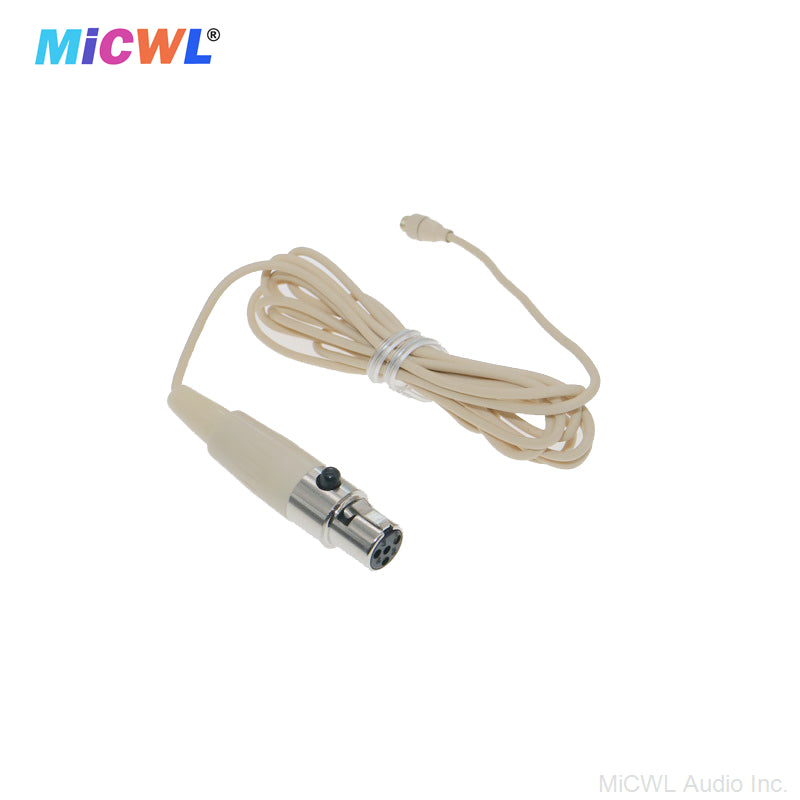 Beta-12 Snail Earset Headset Microphone For Sennheiser Shure AKG Audio-Technica MiPro Wireless BeltPack