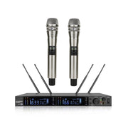 2 KSM8 Silver Handheld Digital Wireless Microphone System Professional Singing