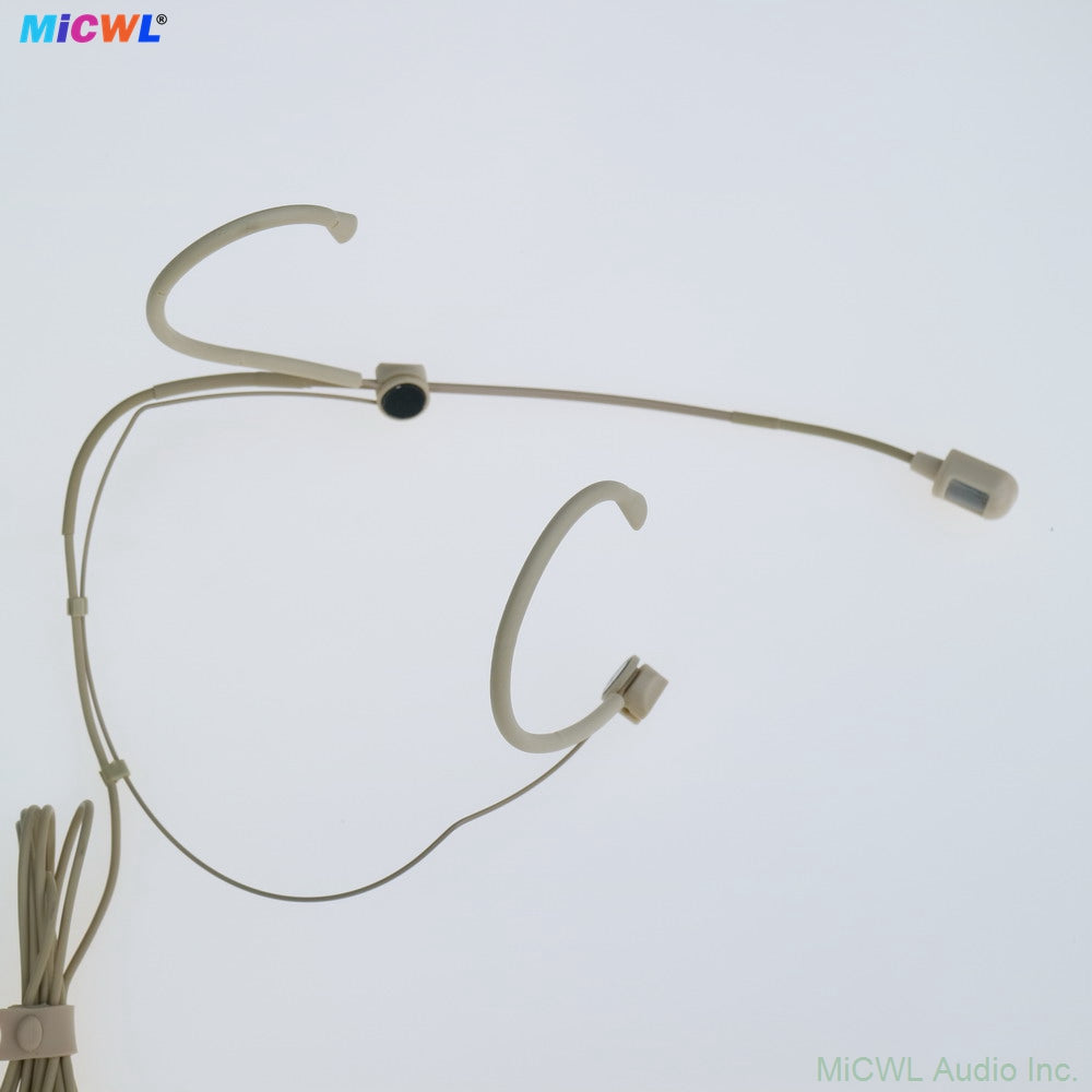 MiCWL S630 Premium Cardioid Beige Headset Microphone for Sennheiser – 3.5mm Stereo Lock