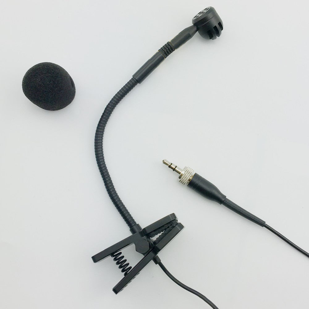 e908 Flexible Instrument Lavalier Microphone for Sennheiser Shure AKG Wireless Bodypack Systems