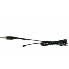 Black Detachable Cable with Sennheiser 1/8" 3.5mm Lock Screw Connector