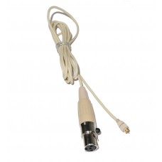 Detachable Cable with Shure Mini XLR 4Pin Connector - Beige