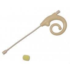 Replacement Detachable Snail Type earhook Headset Microphone - without connector